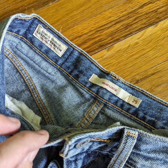 Levi's High Loose Jeans size 25 - Picture 5 of 5